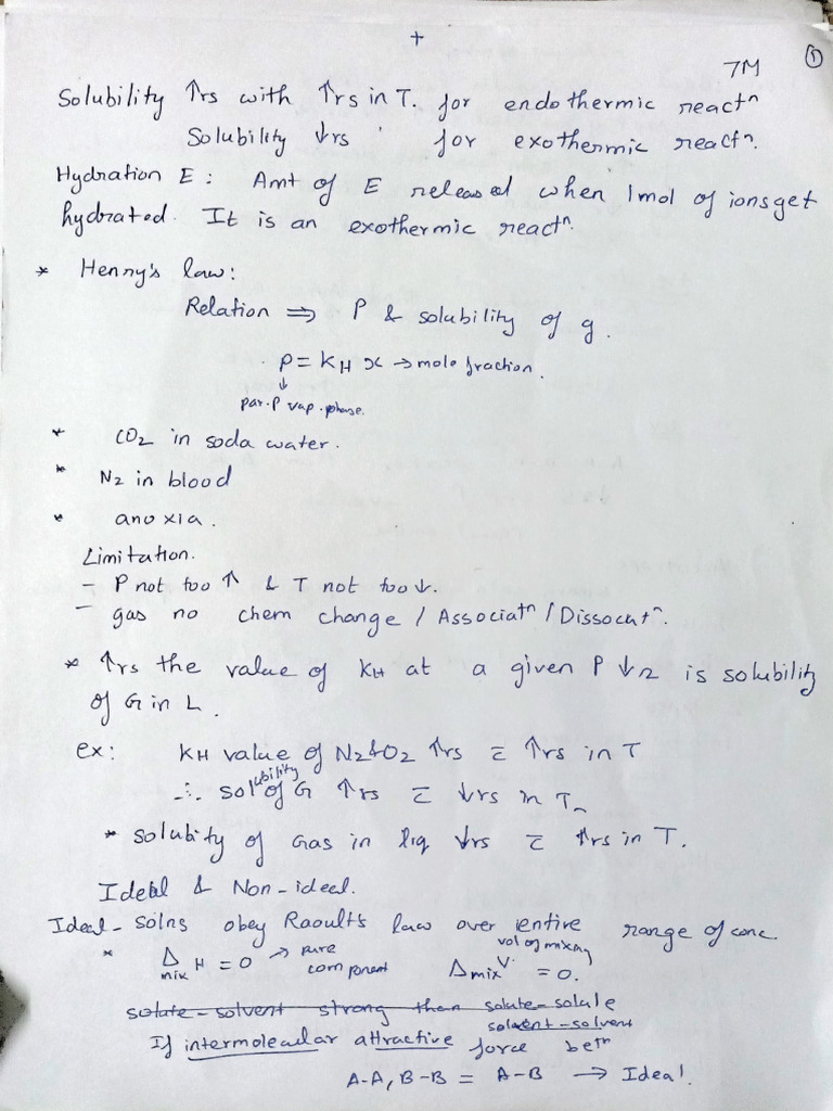 Solutions Imp Revision | PDF | Metrology | Quantity