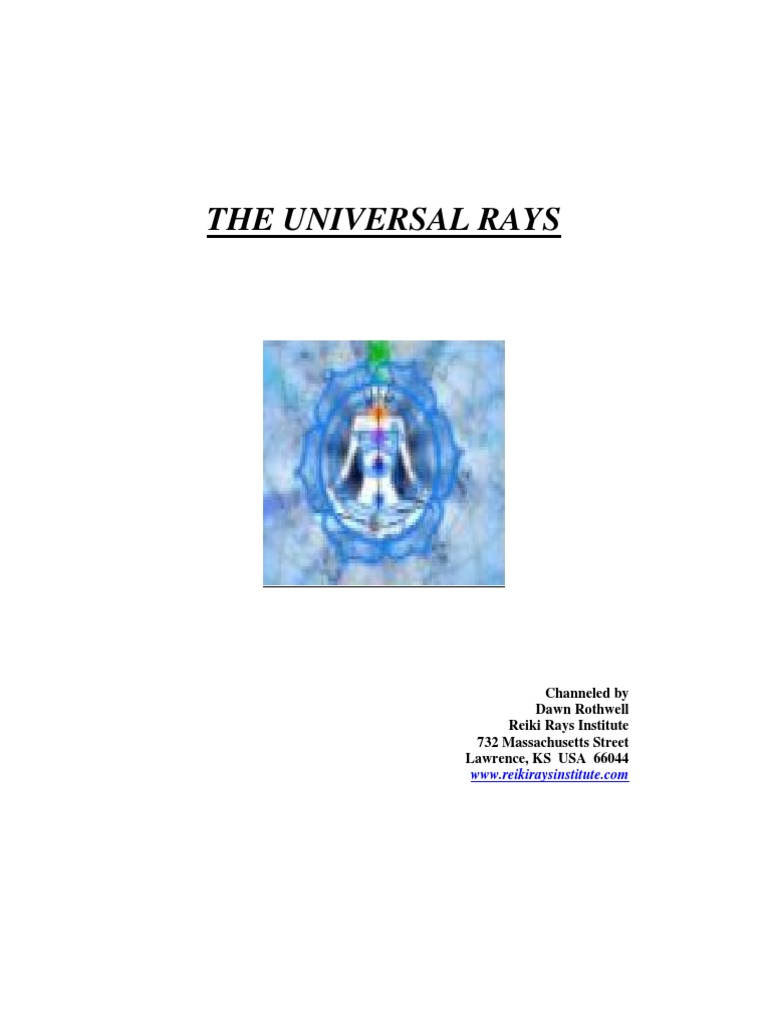 Universal Rays Manual | PDF | Ascended Master | Mary, Mother Of Jesus