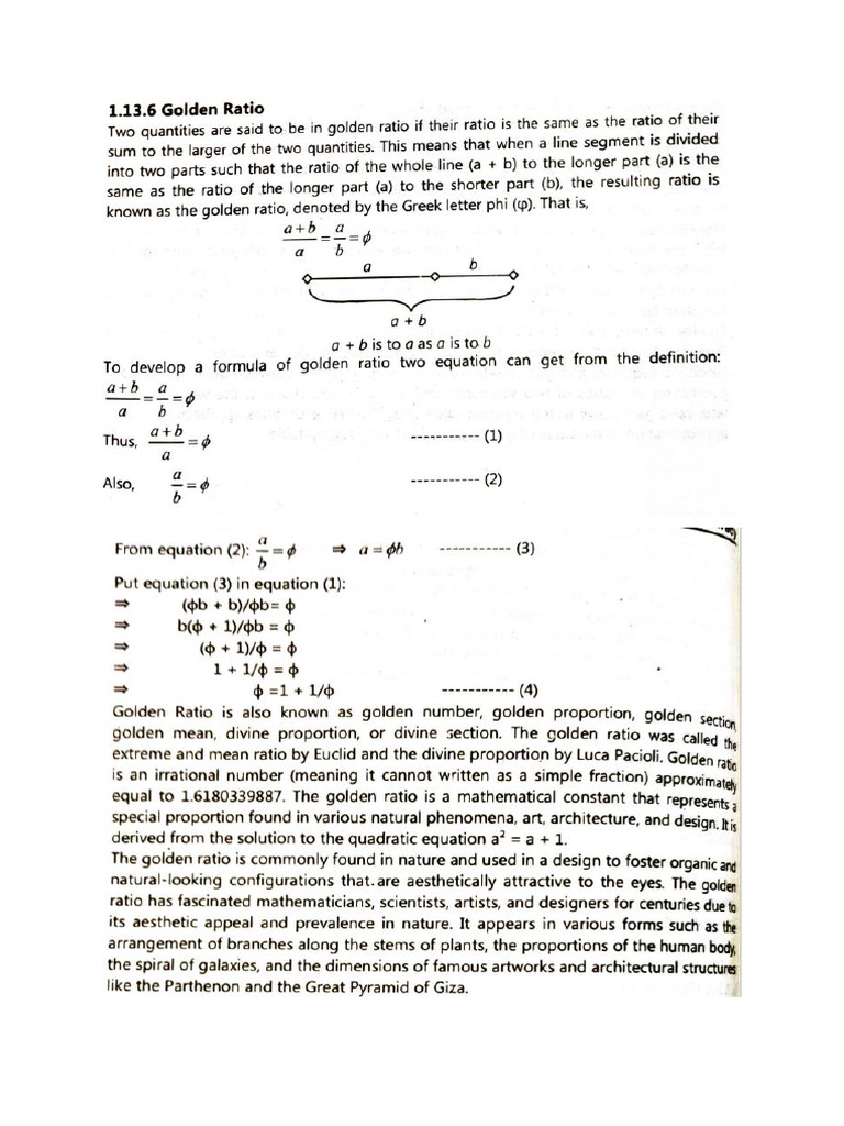 2.4 Golden Ratio | PDF