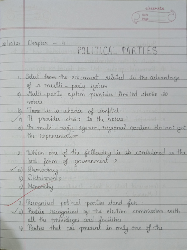 Politics Note | PDF