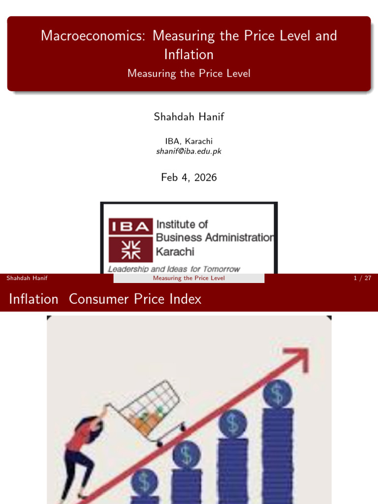 Lecture - 4 Measuring The Price Elevel | PDF | Cost Of Living ...