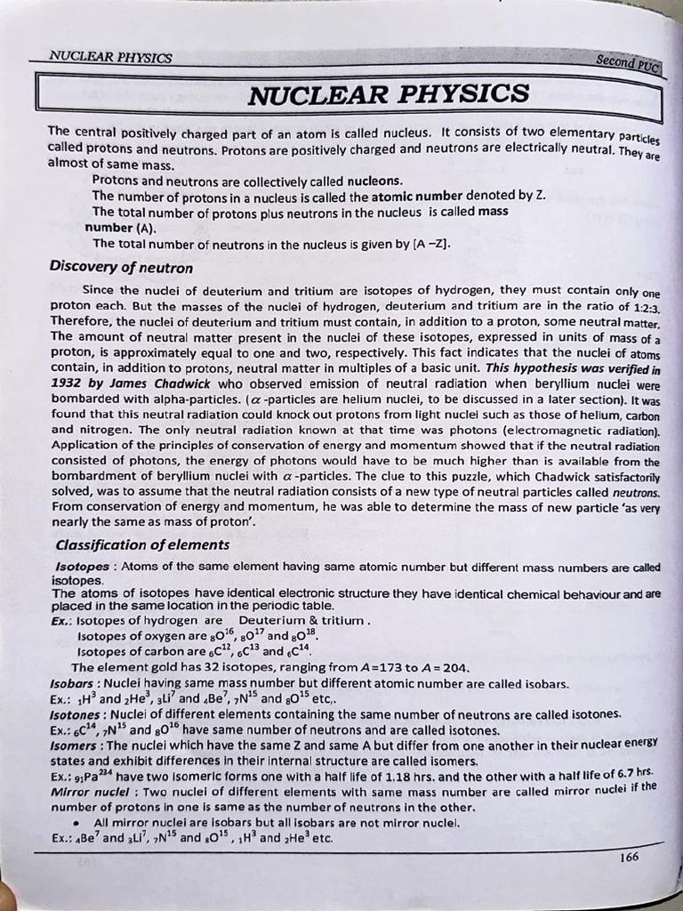 Nuclear Physics Notes | PDF