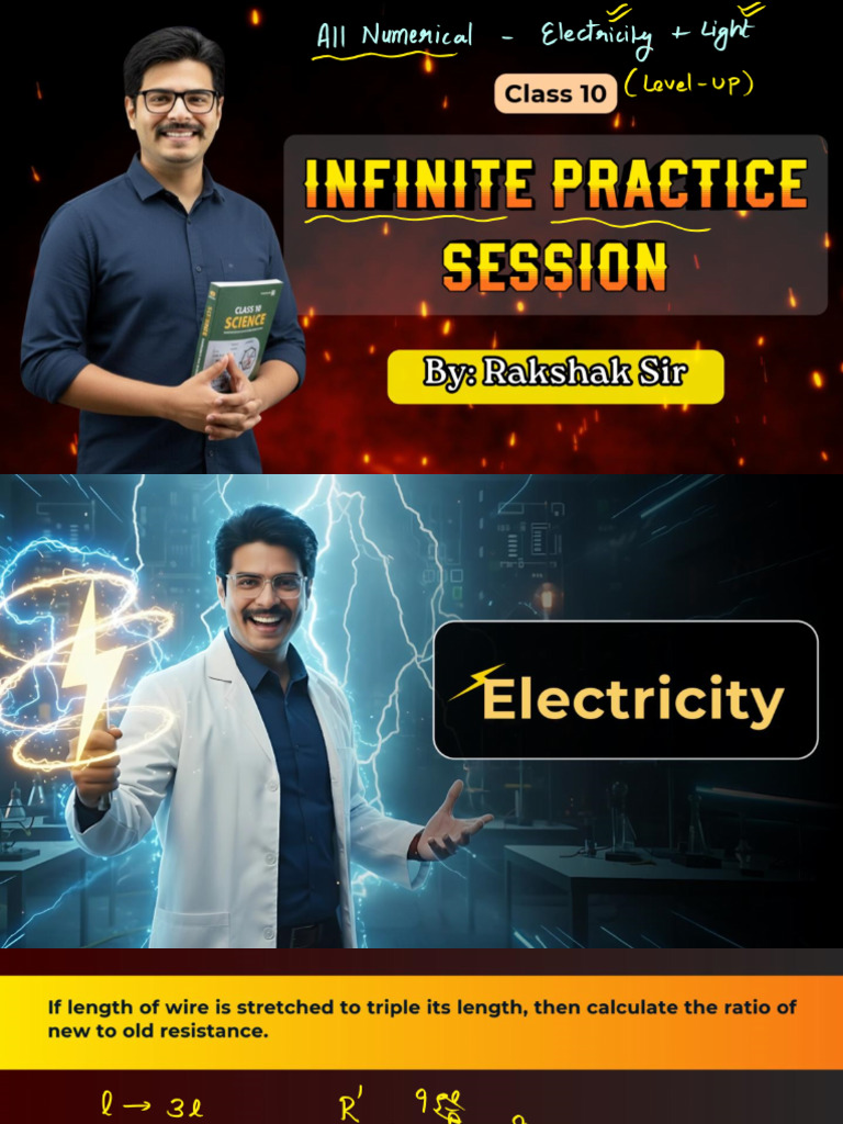 Class 10 - Infinite Practice Session - Rakshak Sir FN | PDF