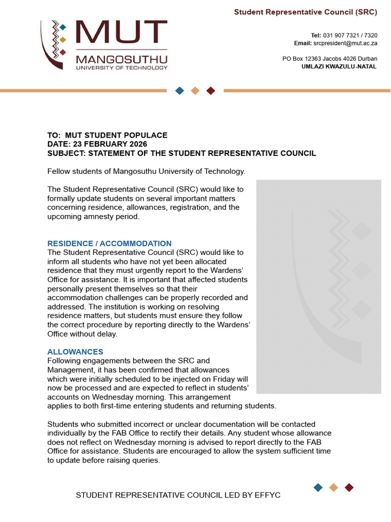 SRC Statement n8 | PDF | Government
