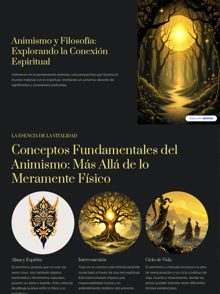 Animismo y Filosofia Explorando La Conexion Espiritual | PDF