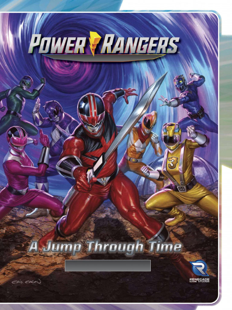 Power Rangers Roleplaying Game Jump Through Time Sourcebook Traduzido ...