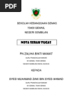 Surat Mohon Sumbangan Kerusi Dan Meja Taman