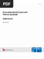 QualysGuard Consultant Virtual Scanner NewUI