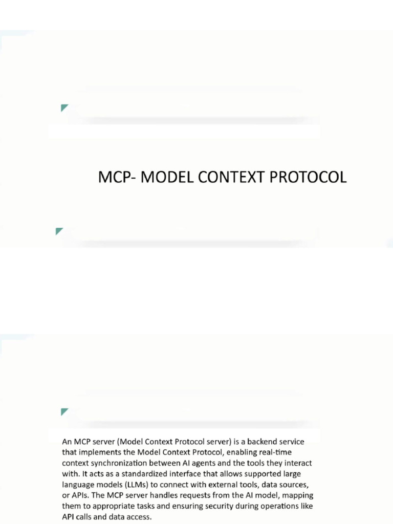 MCP Detail | PDF