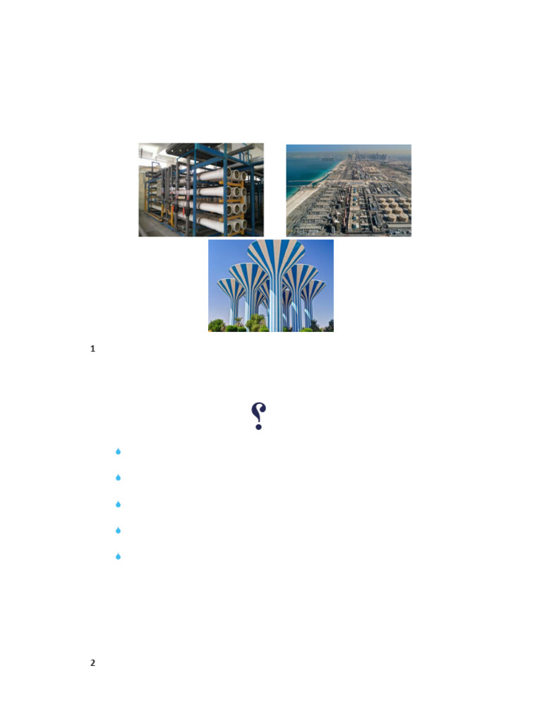 1 Kuwait Water Resources & Production Network | PDF | Desalination | Water