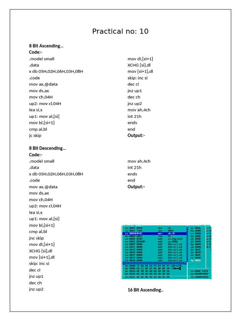 Practical No 10 | PDF