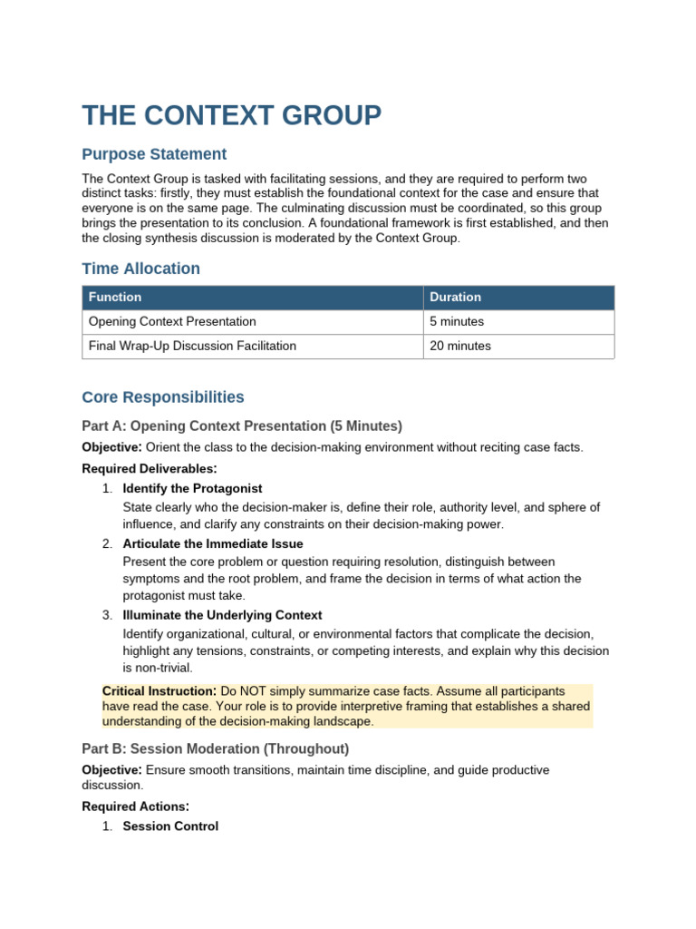 Case Presentation Group Assignment Instructions | PDF | Evaluation ...