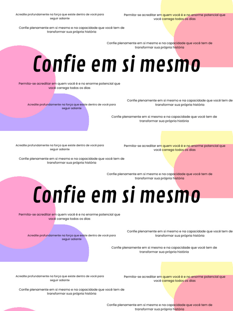 Confie em Sui Mesmo | PDF