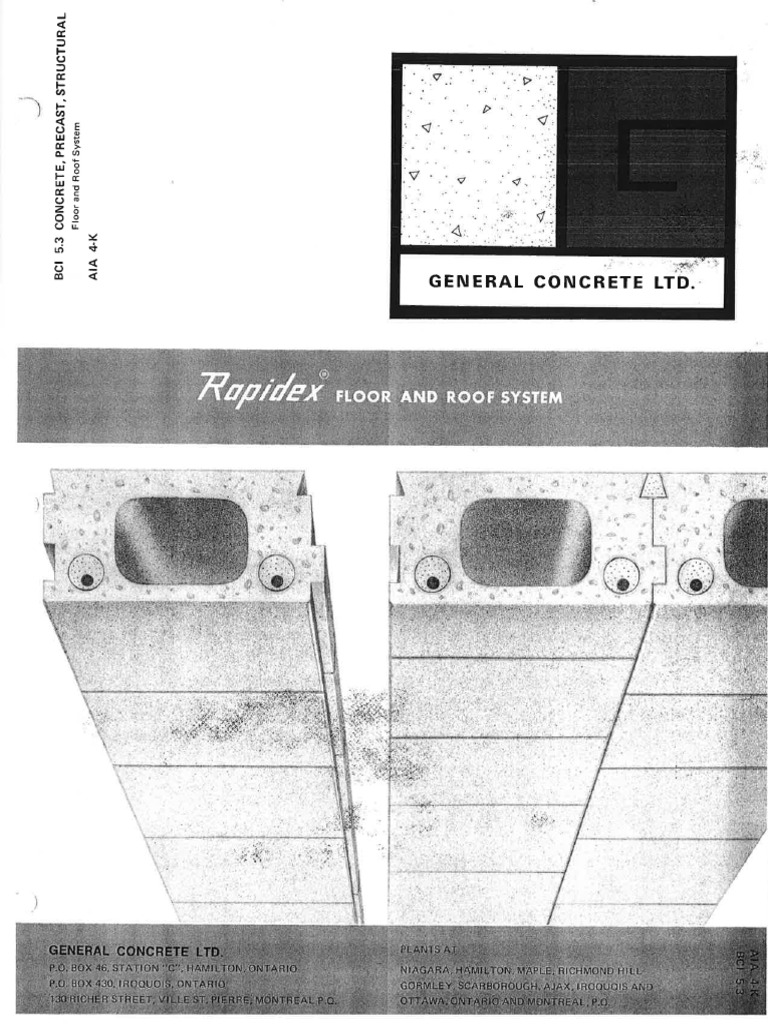 Rapidex Floor and Roof System | PDF