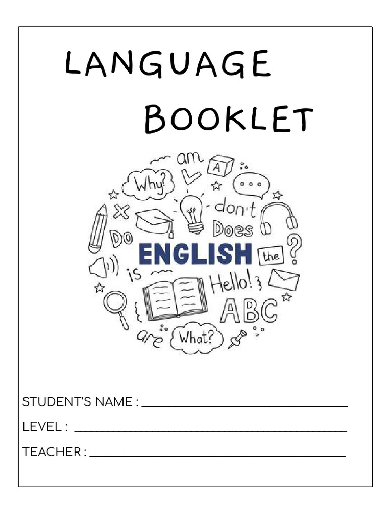Booklet Language 2nd and 3rd Start Up SUAREZ - GARCIA | PDF