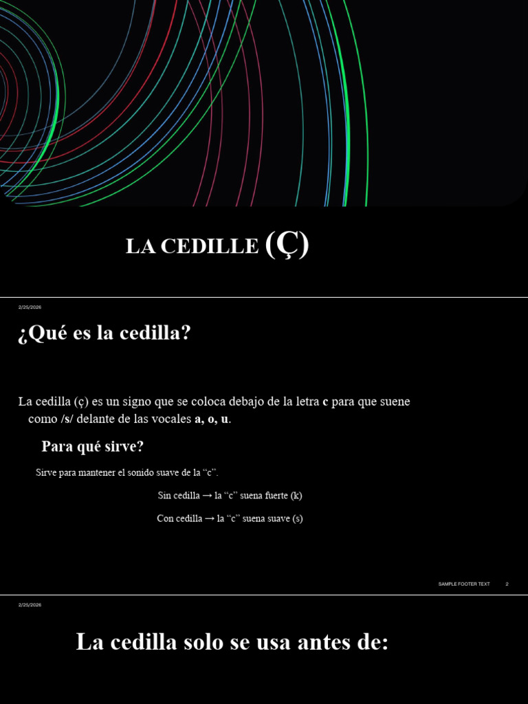 La Cedilla (ç) | PDF