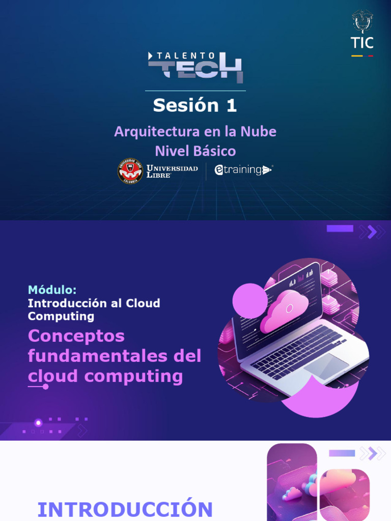 Presentación Sesión 1 | PDF | Computación en la nube | Servicios web de ...