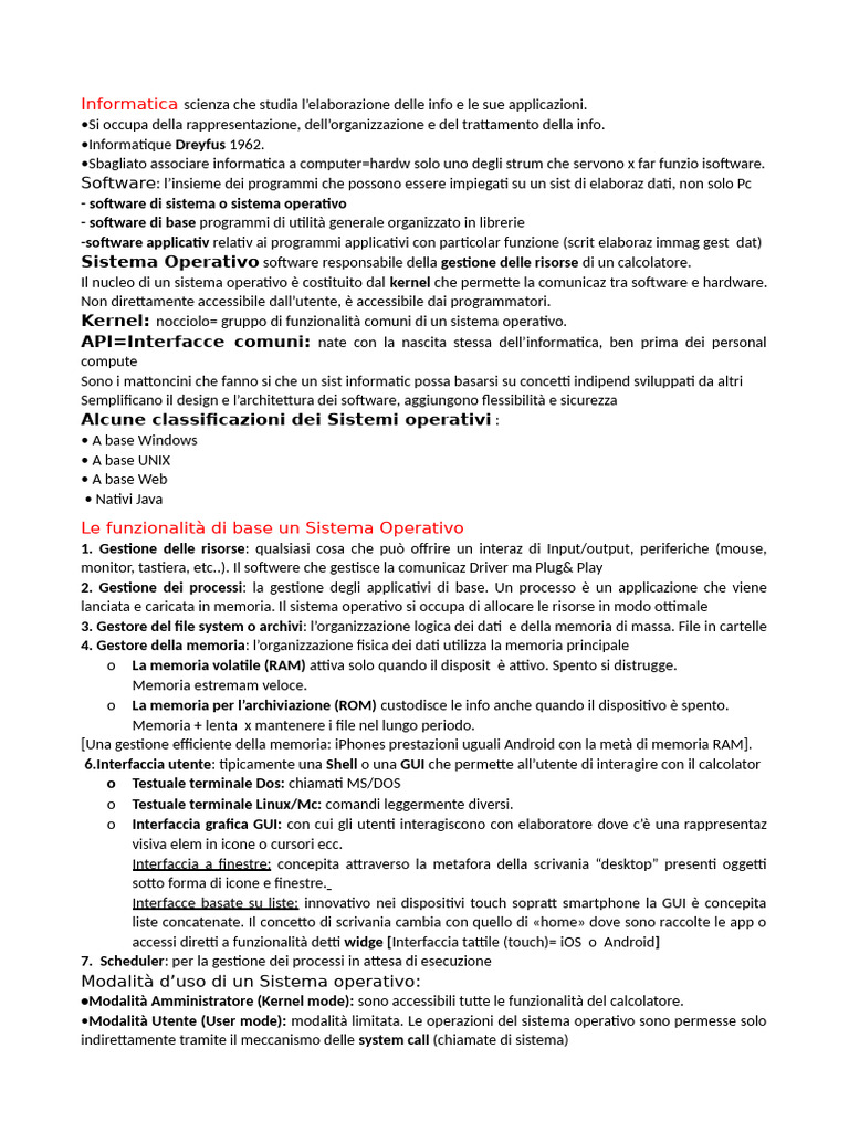 Laboratorio Di Informatica | PDF