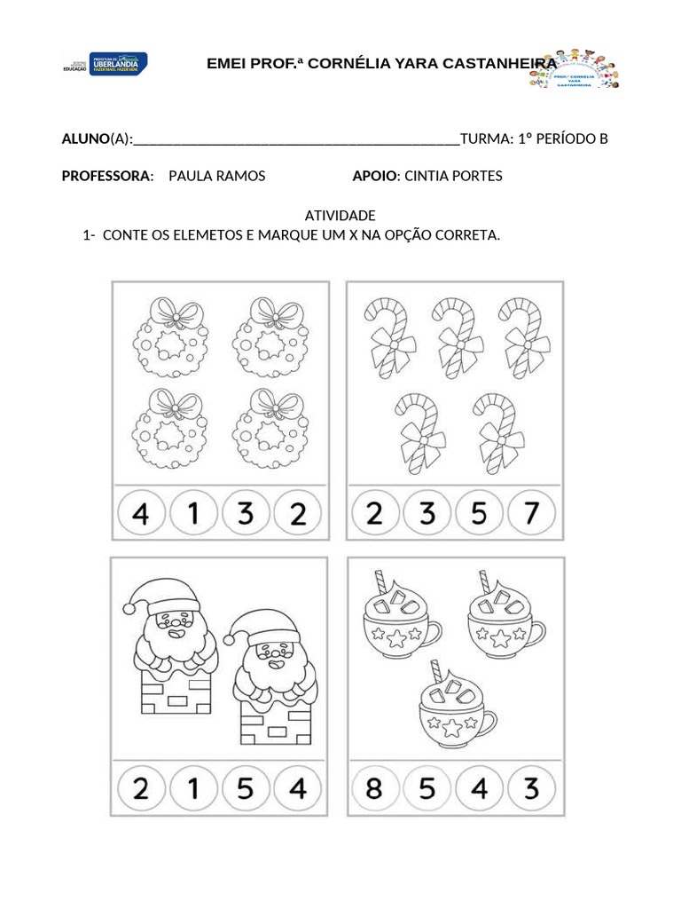 Atividade Psicomotrocidade Paula 2023 | PDF