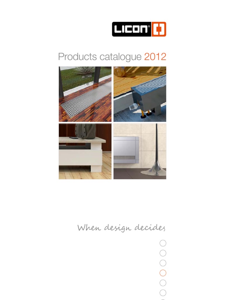 Licon Products Catalogue 2012 | PDF | Convection | Galvanization