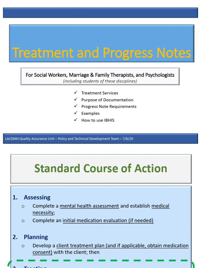 Treatment and Progress Notes: For Social Workers, Marriage & Family ...