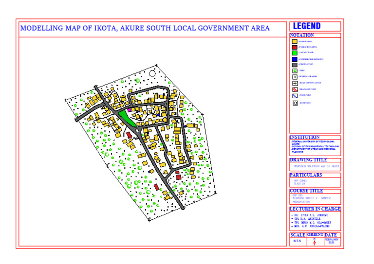 Modelling Map of Ikota | PDF