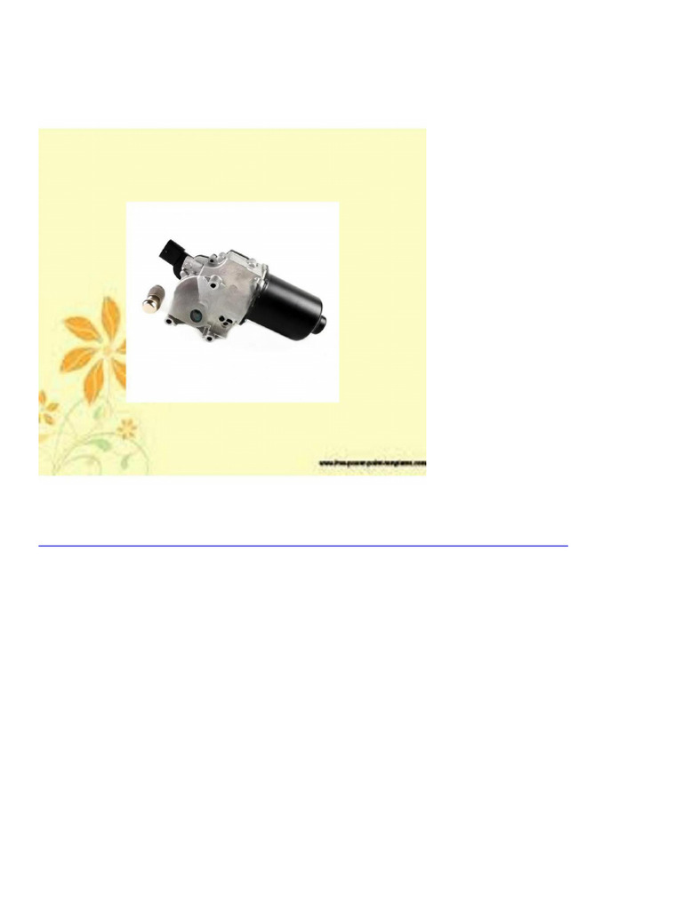 2141 B260 W246 Wiper Motor Brand New | PDF
