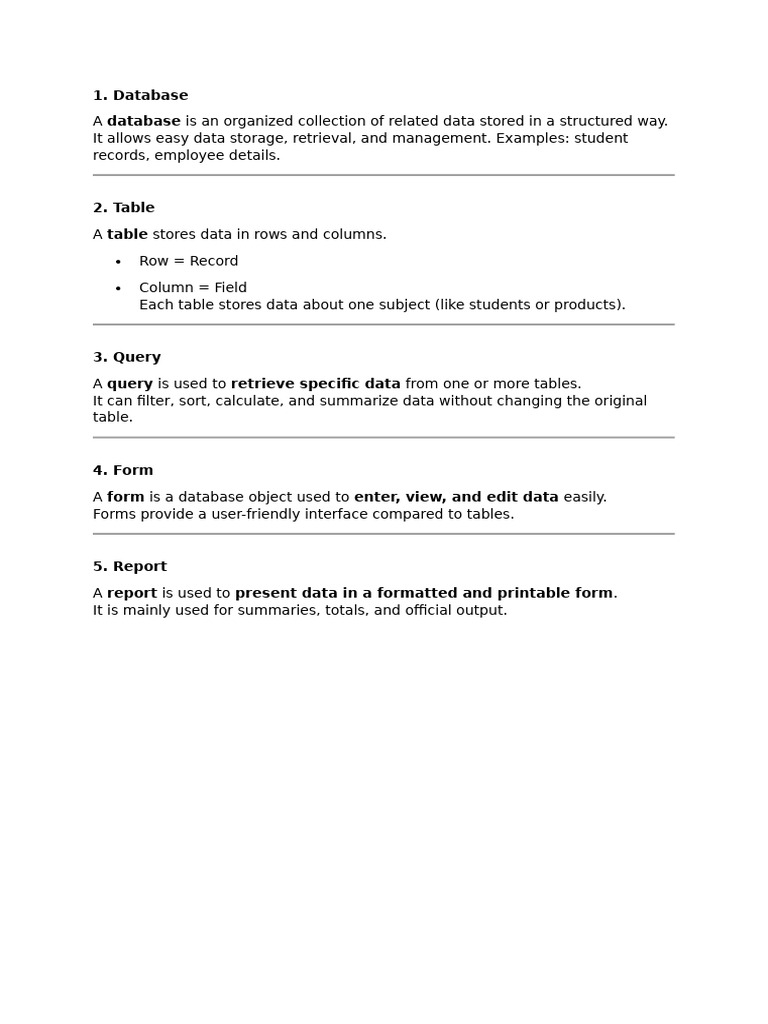 Dbms Notes | PDF
