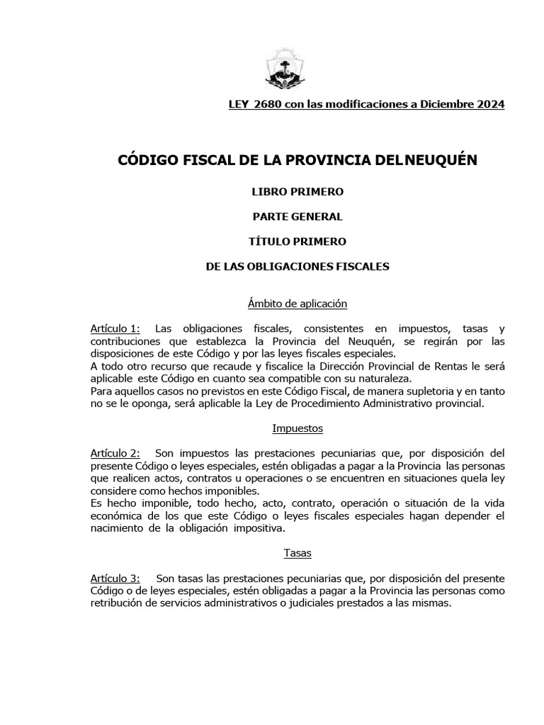DPR Codigo Fiscal 2025 | PDF | Impuestos | Fiscal