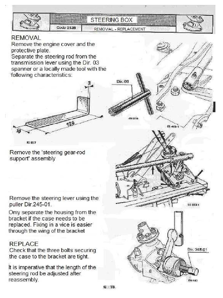 Steering Box Rebuild (English) | PDF