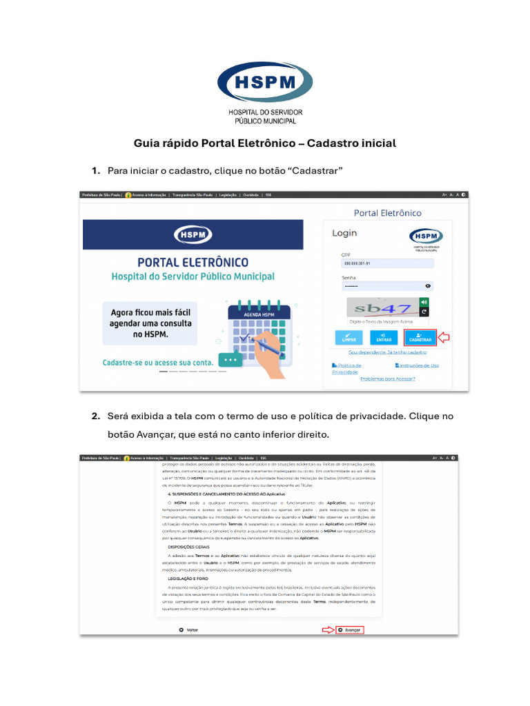 HSPM Manual de Usuario | PDF | Senha