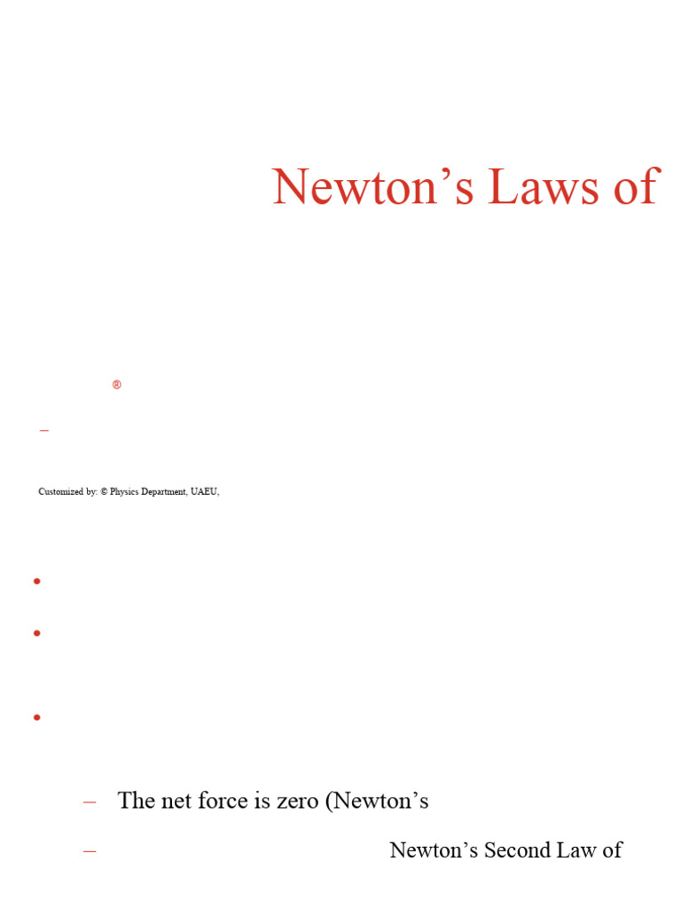 Physics Ch04 - 1 | PDF | Force | Newton's Laws Of Motion