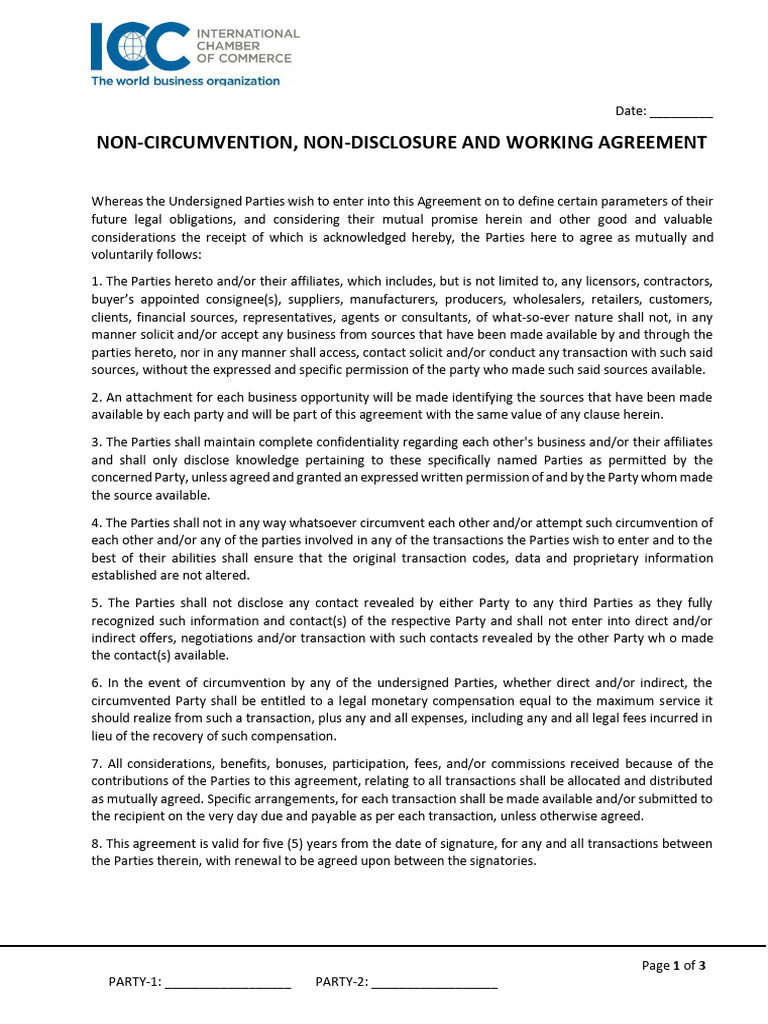 NCNDA | PDF | Non Disclosure Agreement | Business Law