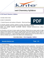 ICSE Board Chemistry Syllabus