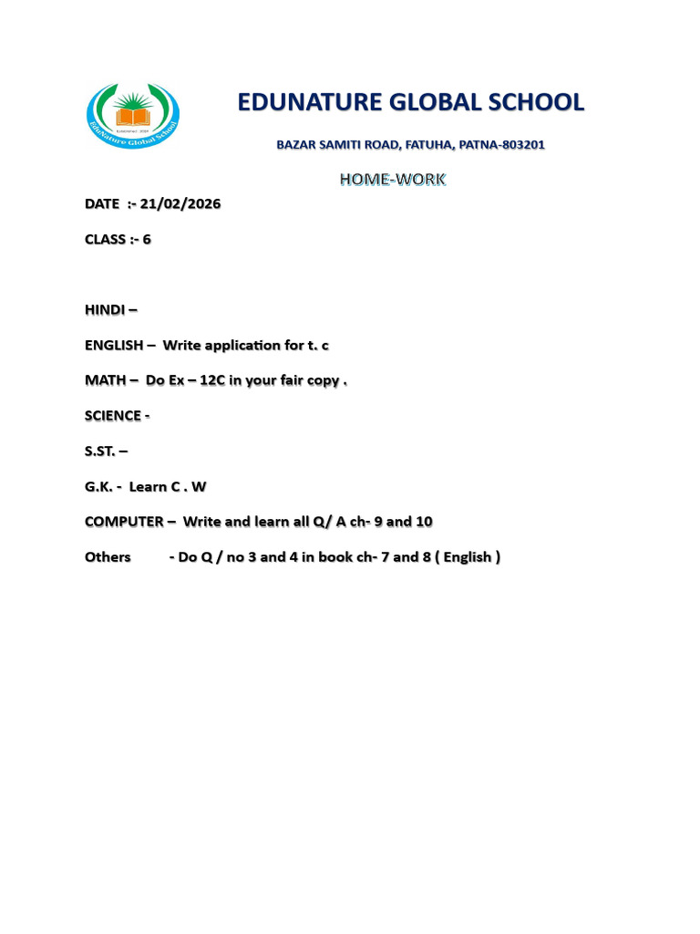 Class 6 3 | PDF