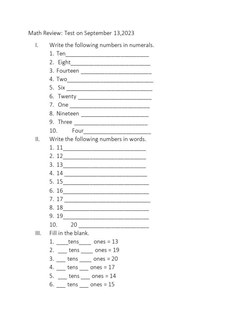 Chapter 1 Review | PDF