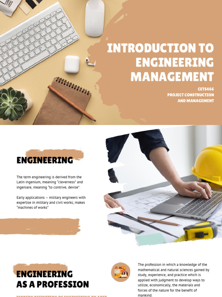 1 CETS466 Introduction To Engineering Management | PDF | Leadership ...