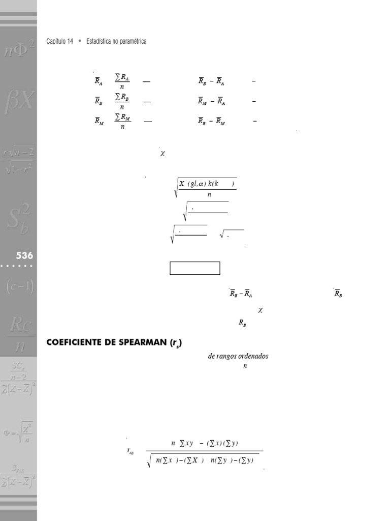 Coeficiente Spearman | PDF | Coeficiente de correlación de rango de ...