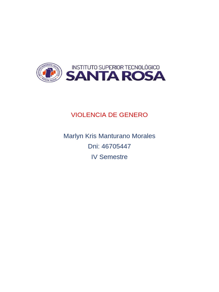 VIOLENCIA DE GENERO | PDF | La violencia contra las mujeres | Violencia