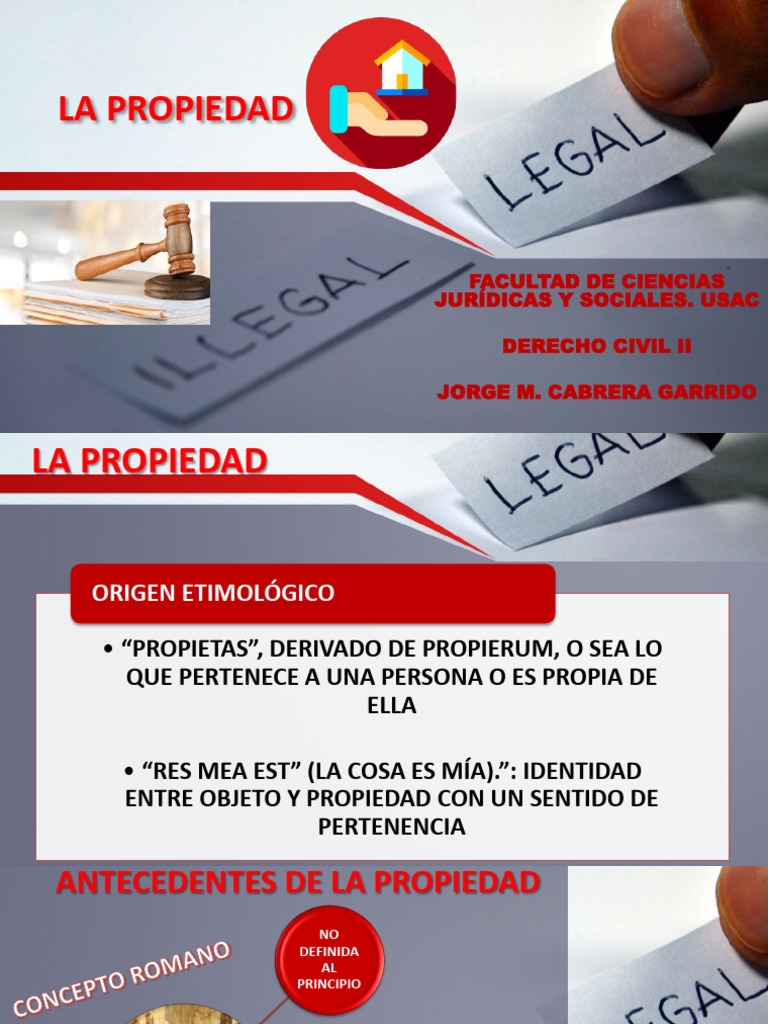 4. LA PROPIEDAD | PDF | Propiedad | Ley de Propiedad
