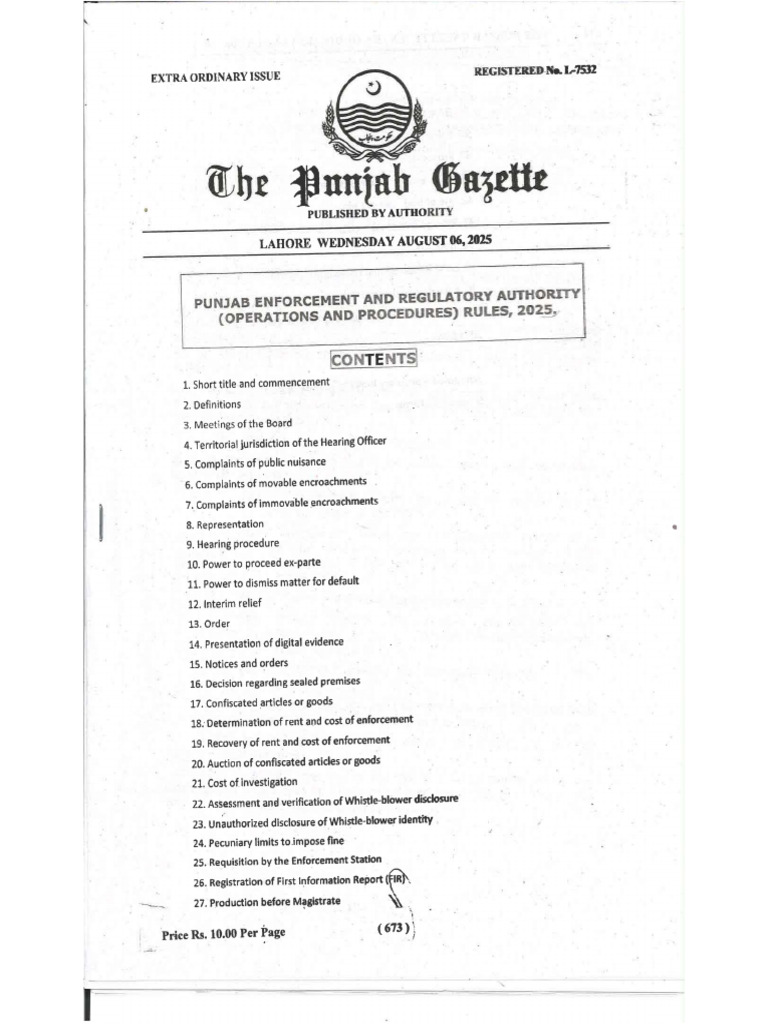 PERA ( - Operations - & - Procedures) - Rules, 2025 (1) .PDF - Gazetted ...