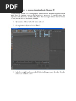 Download Cinema 4D-How to Create Path Animation in Cinema 4D by Shuja SN10040367 doc pdf