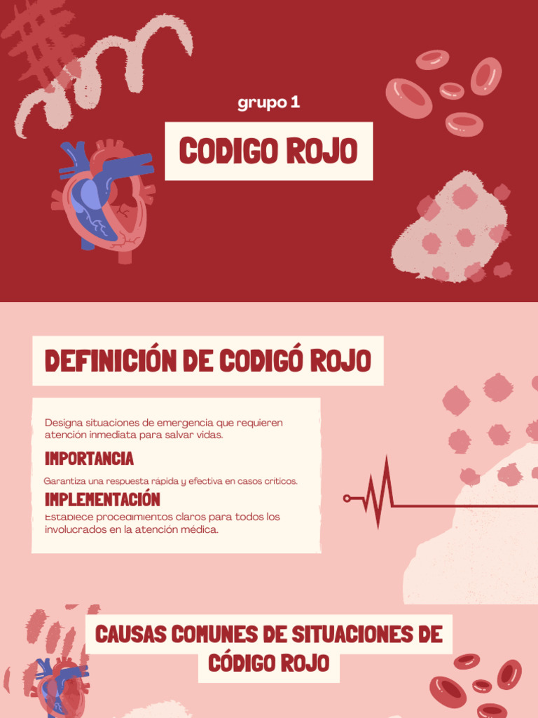 Codigo Rojo | PDF | Medicina CLINICA | Especialidades Medicas