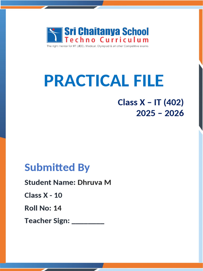 IT Practical File AY 2025-26 SET B | PDF | Software | Computing