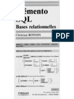 Mémento S.Q.L Bases Relationnelles