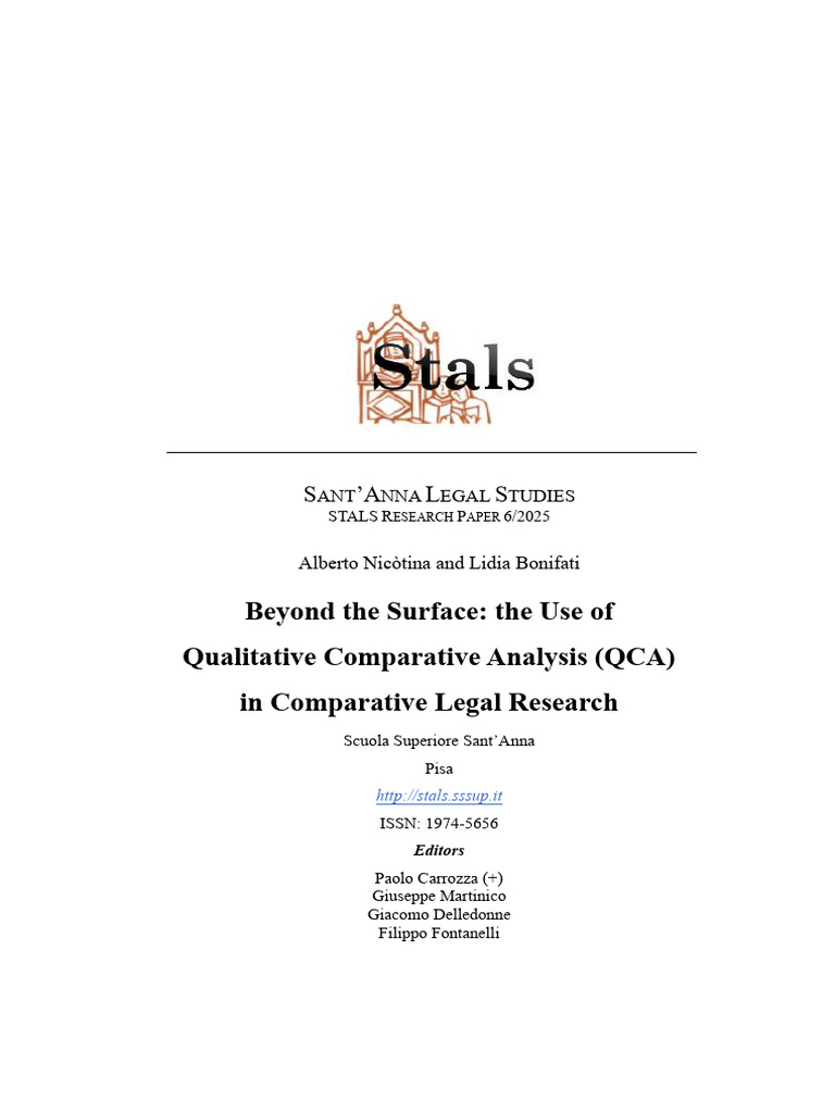 Beyond The Surface: The Use of Qualitative Comparative Analysis (QCA ...