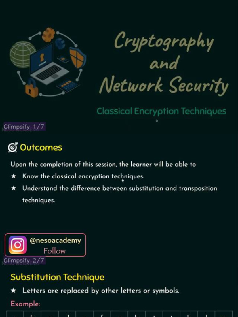 Classical Encryption Techniques | PDF