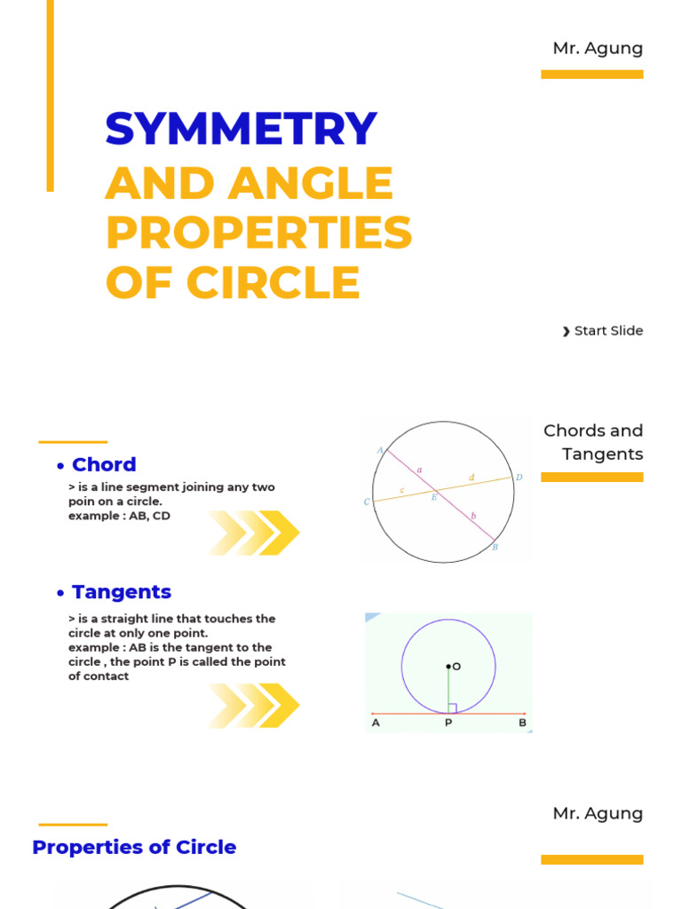 Angle Properties On Circle | PDF
