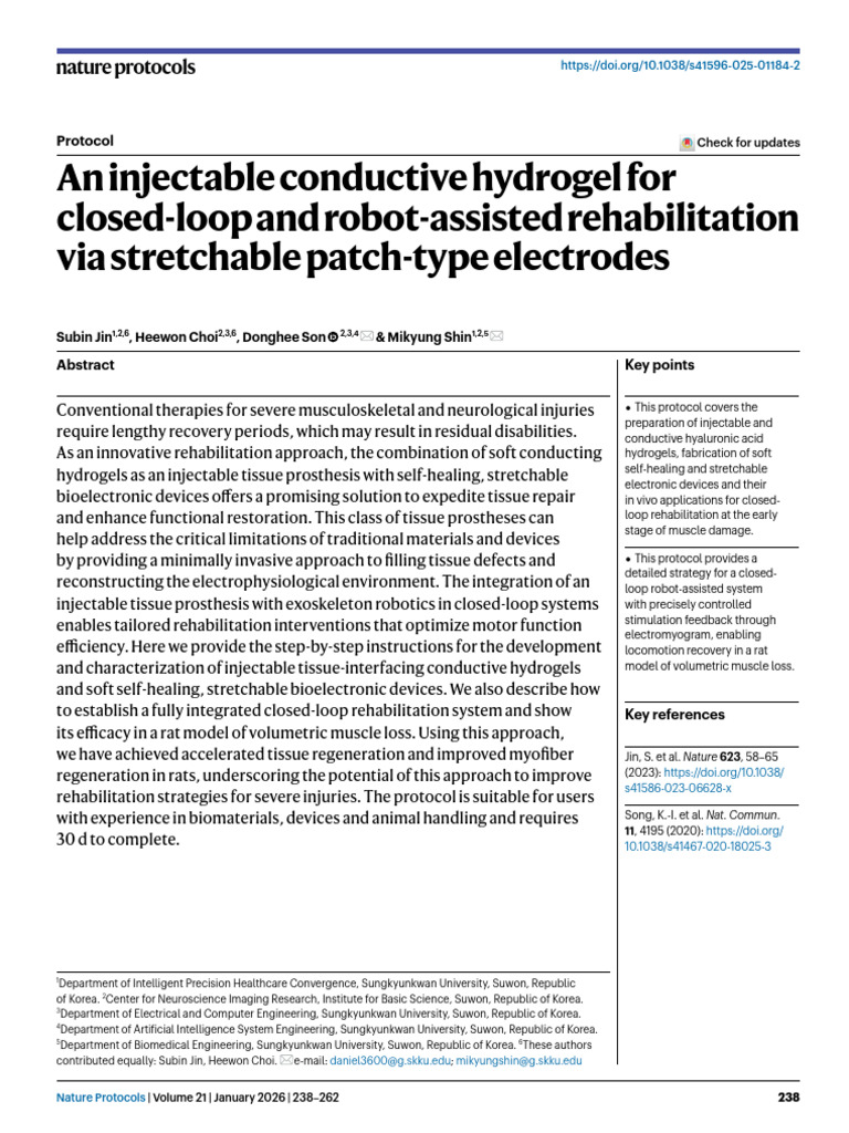 Jin, Subin 2025-05-19 An Injectable Conductive Hydrogel For Closed Loop ...