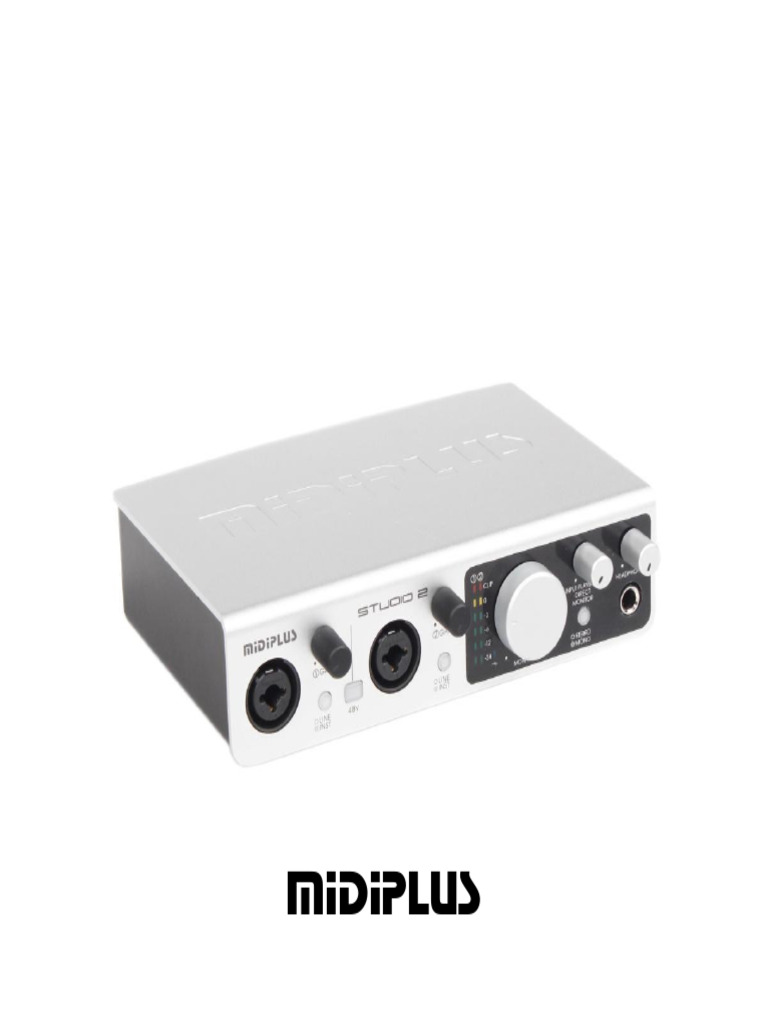 Midiplus Manual Studio 2 en CN v1.0 | PDF
